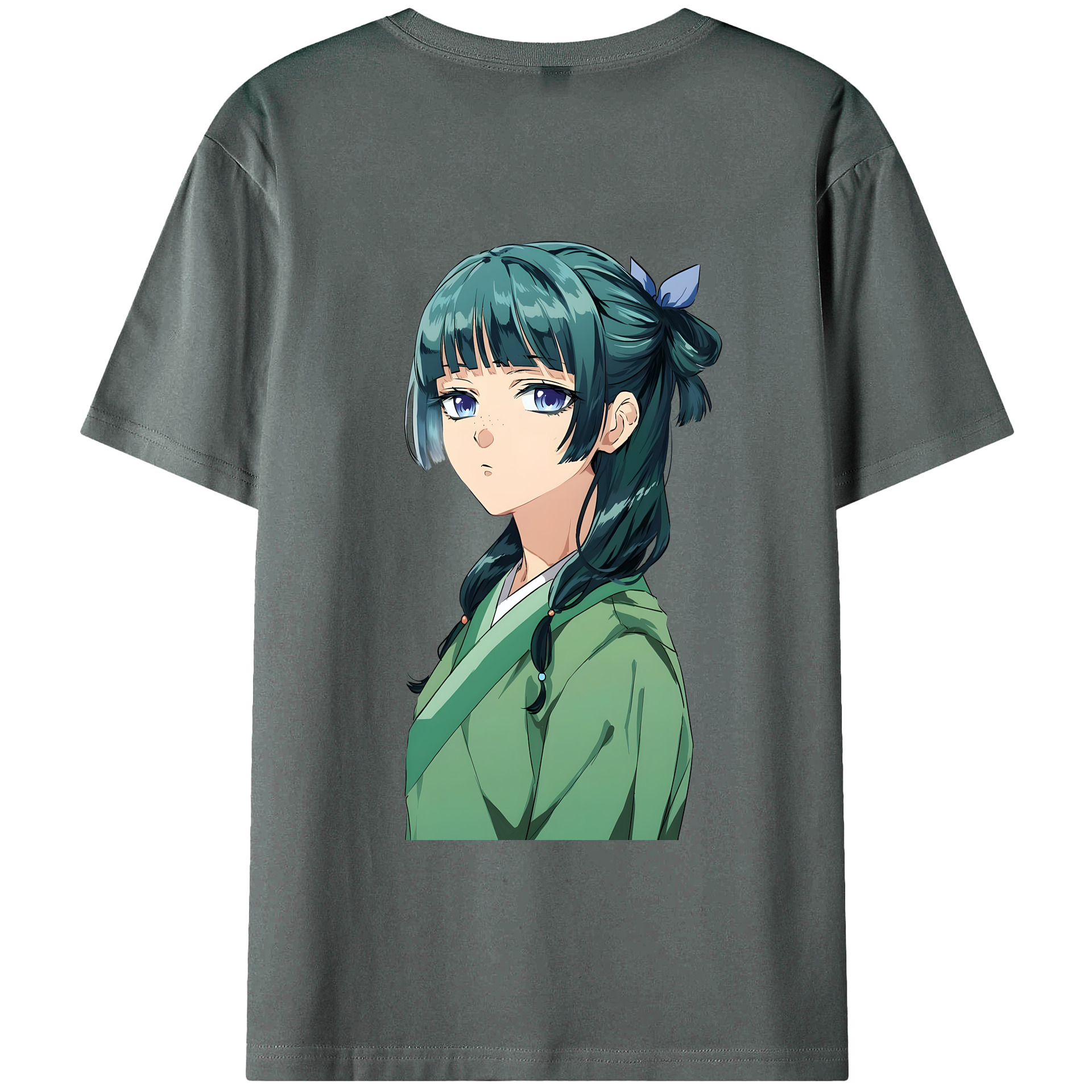 （画像用） 薬屋のひとりごと The Apothecary Diaries 綿100％ メンズ半袖Tシャツ（バックプリント） 通気性